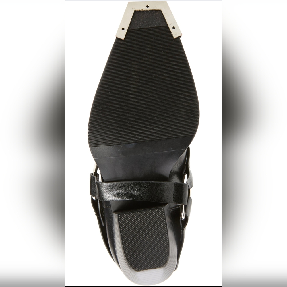NIB Azelea Wang Lincoln Black Knee-High Harness Riding Boots - Picture 7 of 8